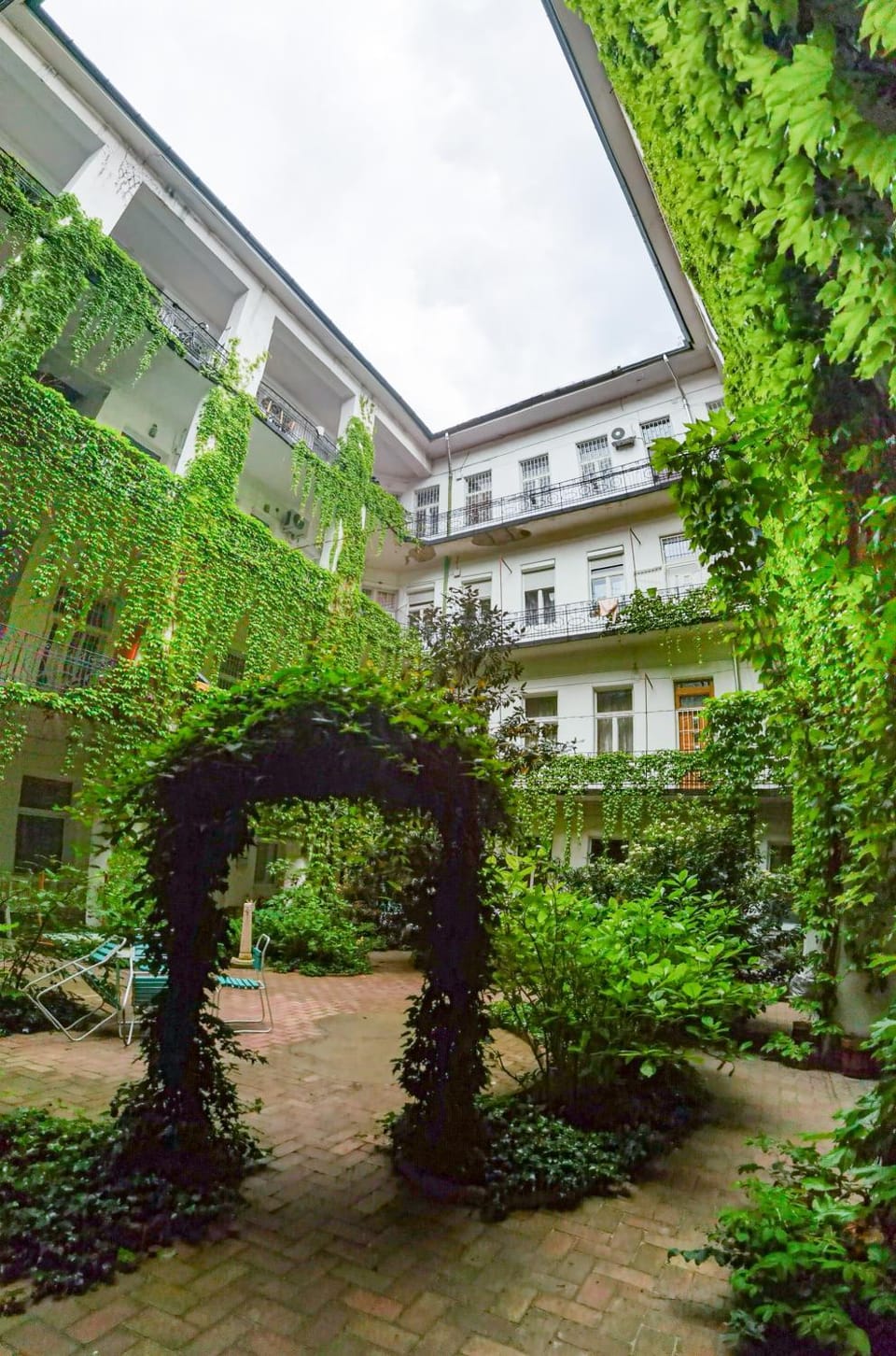 Property building, Garden