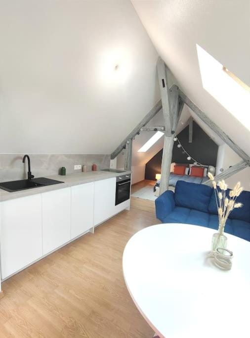 Bed, Kitchen or kitchenette, Living room, Photo of the whole room, Seating area, Dining area, Bedroom, minibar, pet friendly, stove