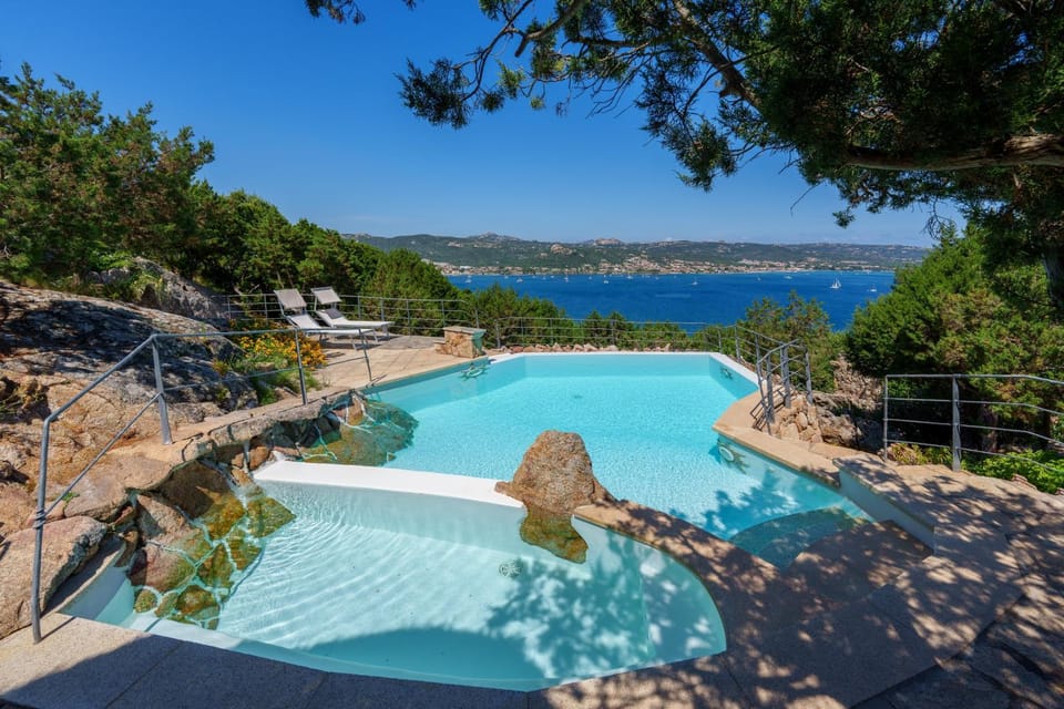 Property building, Living room, Swimming pool