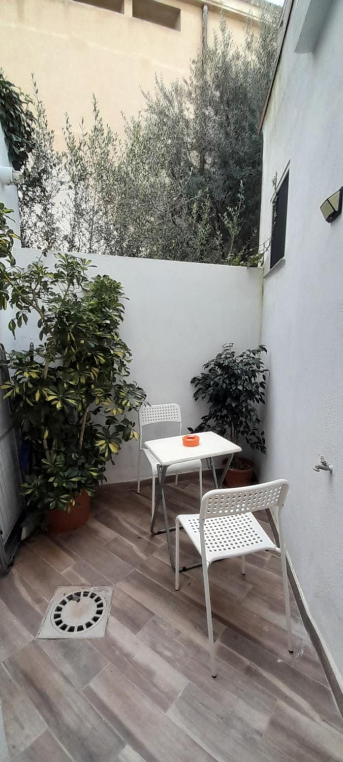 Patio, Day, Garden view