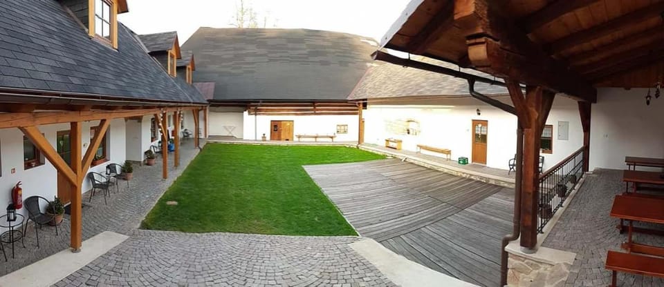 Property building, Garden view