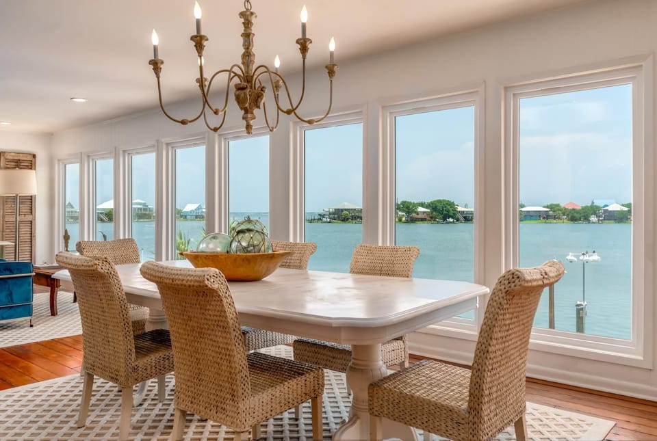 The Pearl | Gather by the Gulf, dock for fishing House in Dauphin Island