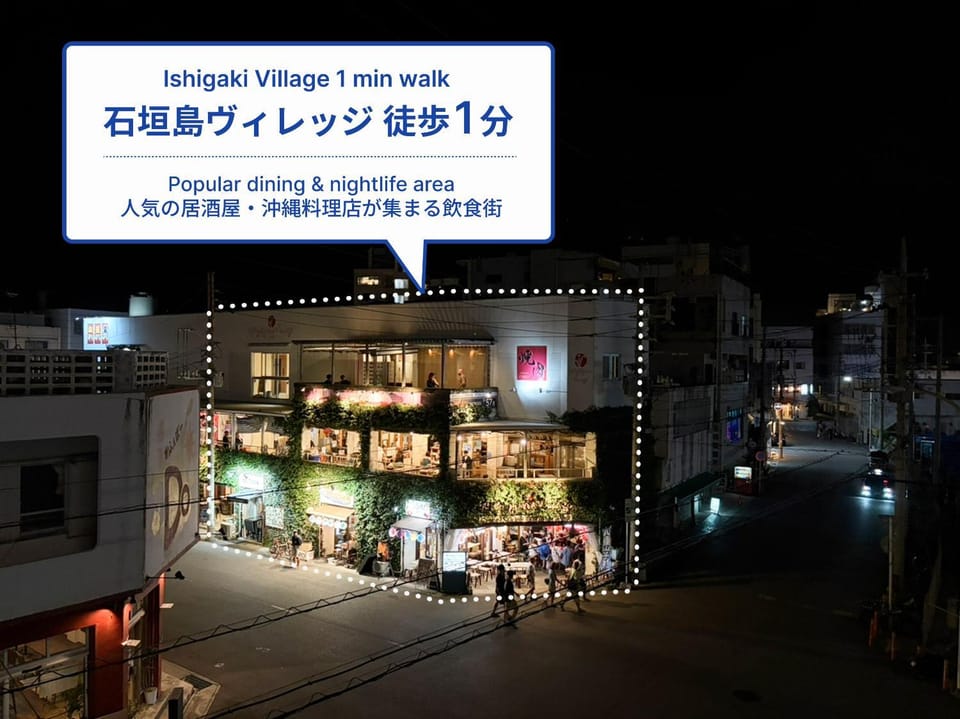 Nearby landmark, Text overlay, Street view
