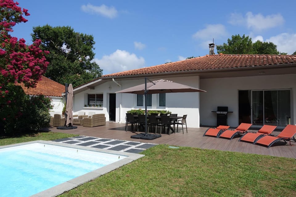 VILLA CLASSEE 3 ETOILES, PISCINE CHAUFEE 9X4, A 500M DE LA PLAGE SURVEILLEE House in Labenne