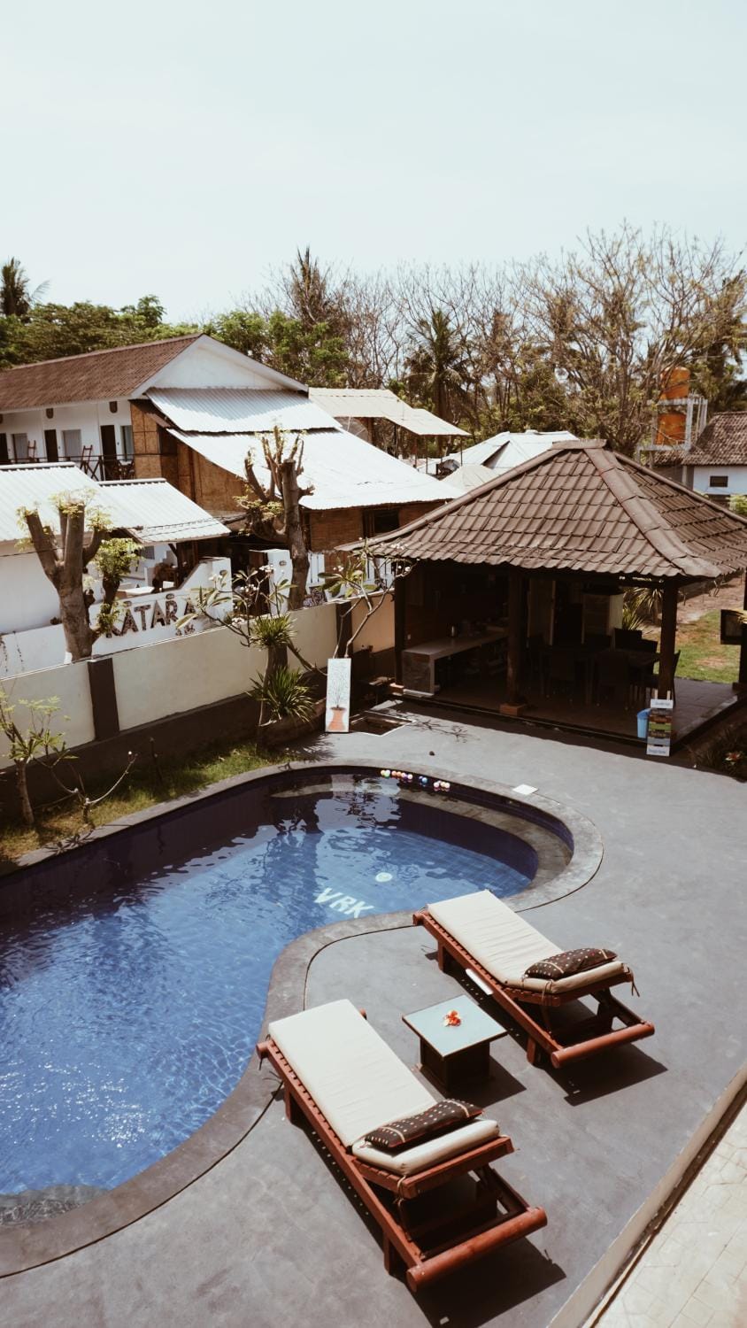 Property building, Pool view, Swimming pool