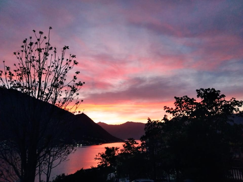 Natural landscape, View (from property/room), Sunset
