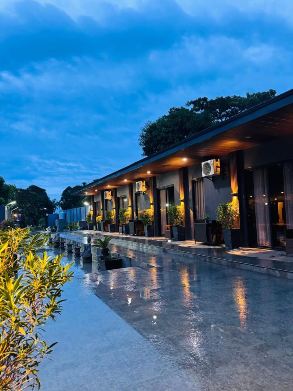 Property building, Night