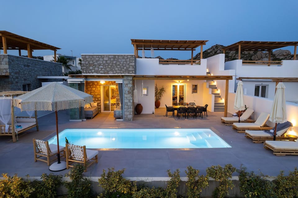 Night, Swimming pool