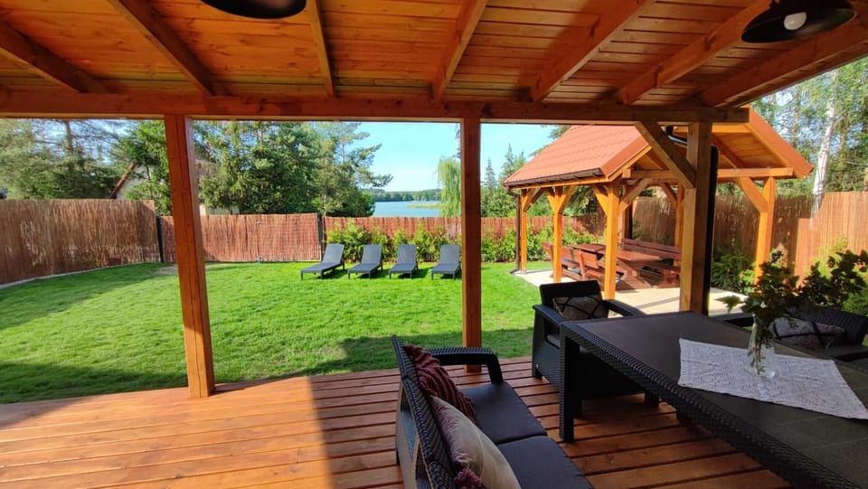Nad Kalwą - Mazury całoroczny dom do wynajęcia z widokiem na jezioro - pomost - łódka - rower wodny House in Poland