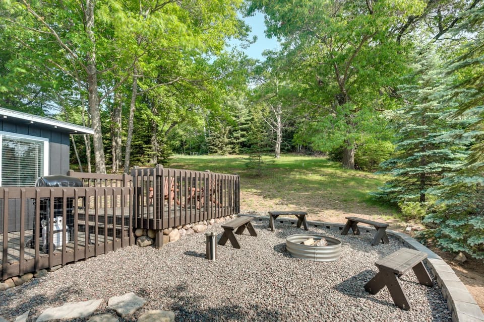 Eagle River Retreat Near Dam Lake w/ Boat Dock! House in Wisconsin