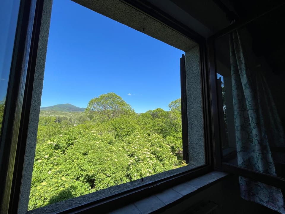Garden view, Mountain view