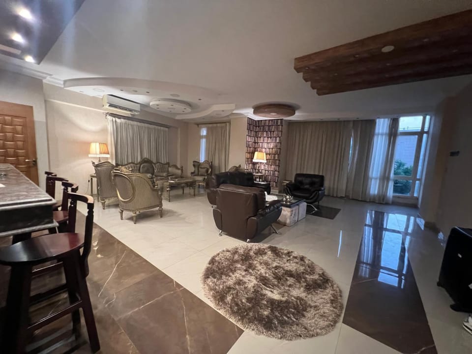 amazing apartment in the most luxurious area of ​​the Fifth Settlement Apartment in New Cairo City