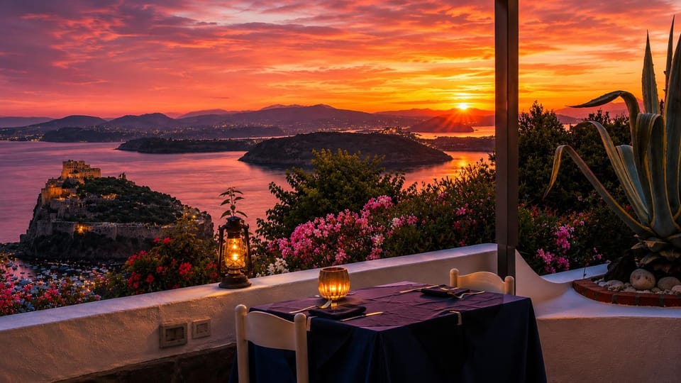 Restaurant/places to eat, View (from property/room), Balcony/Terrace, Sea view