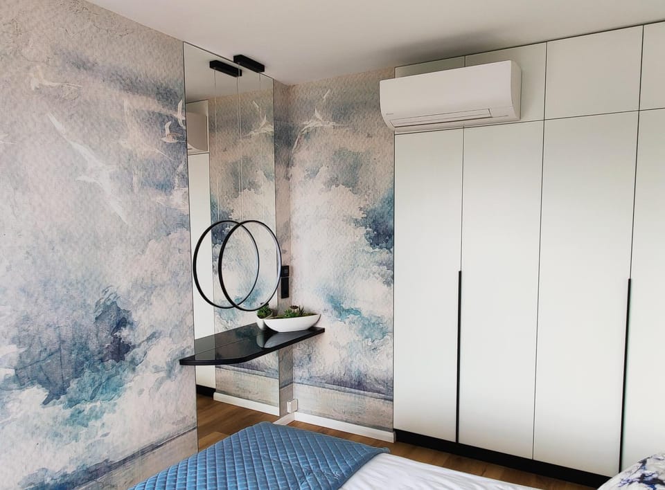 wardrobe, air conditioner