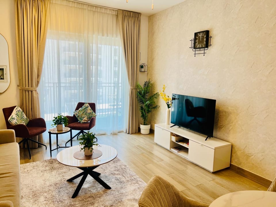 Sleek Stays - 1BR with balcony at Yas Island near Sea World,Etihad Arena Apartment in Abu Dhabi