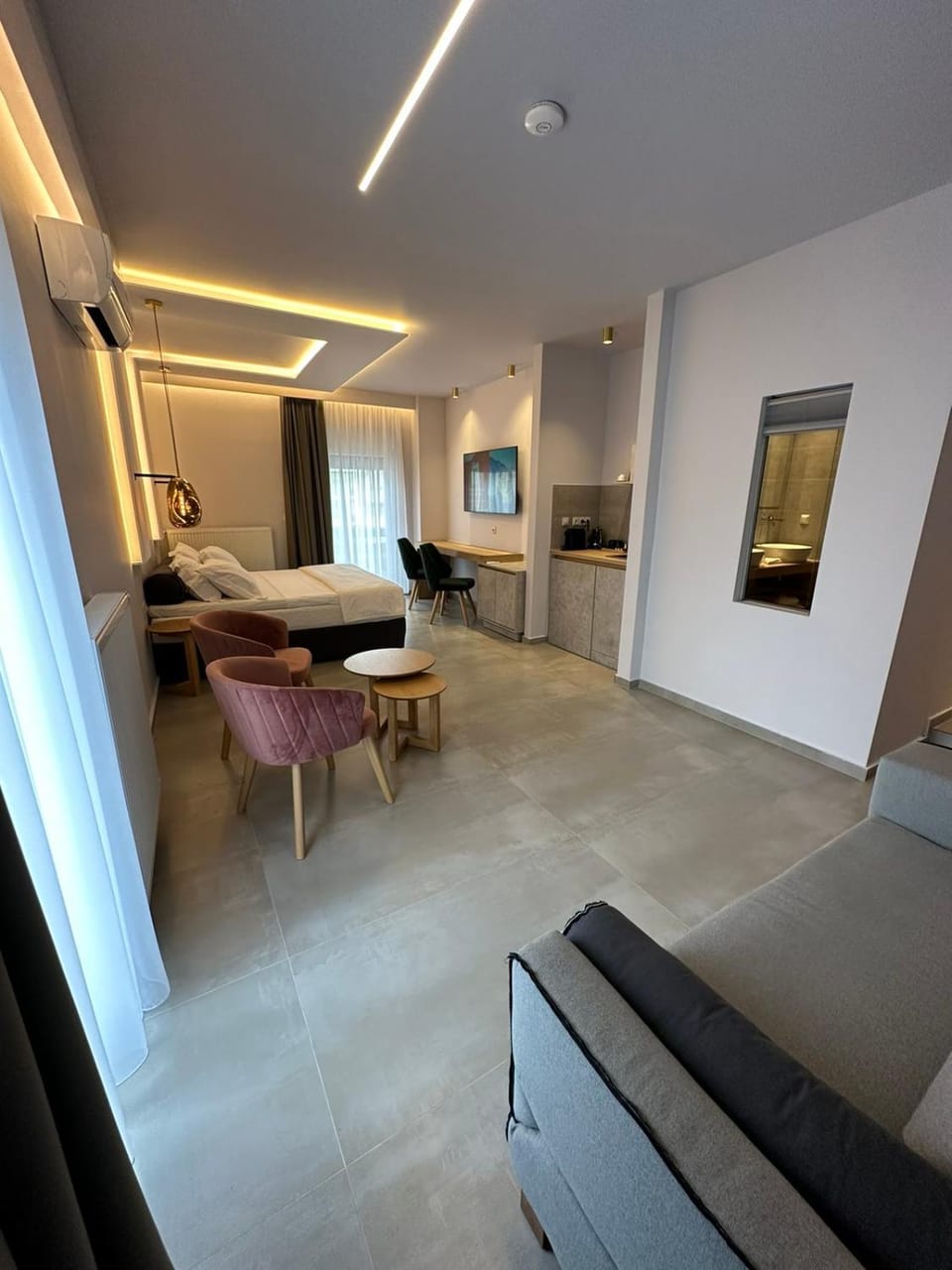 Living room, Seating area, Bedroom