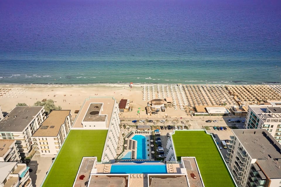 Property building, Bird's eye view, View (from property/room), Beach, Sea view