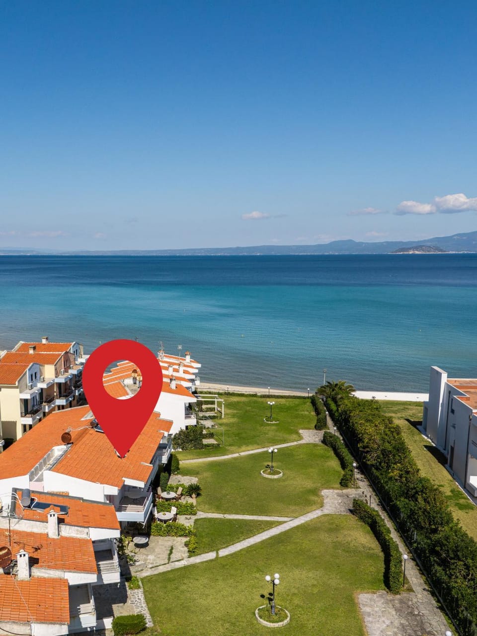 Property building, Bird's eye view, Sea view