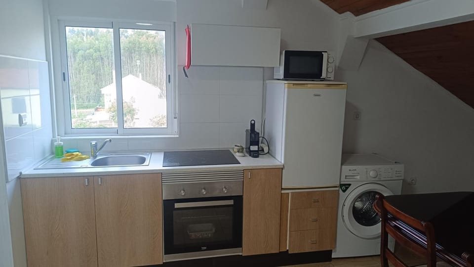 Coffee/tea facilities, Kitchen or kitchenette, oven, stove, washing machine