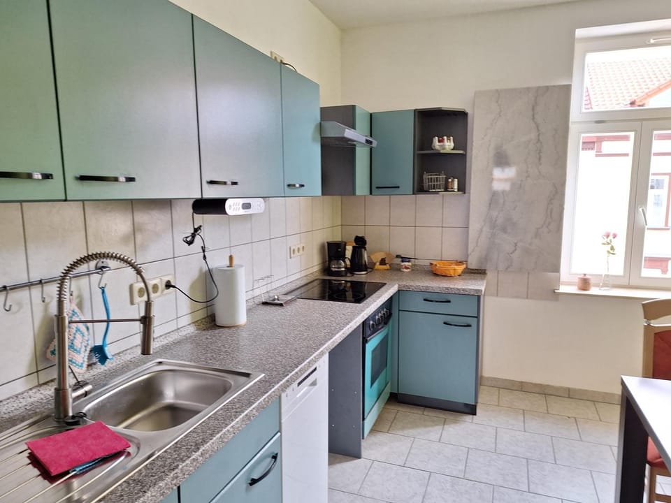 Kitchen or kitchenette, dishwasher, minibar, stove