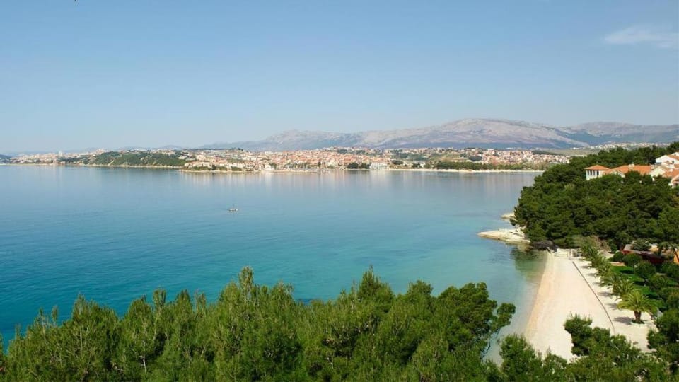 Natural landscape, Beach, Mountain view, Sea view