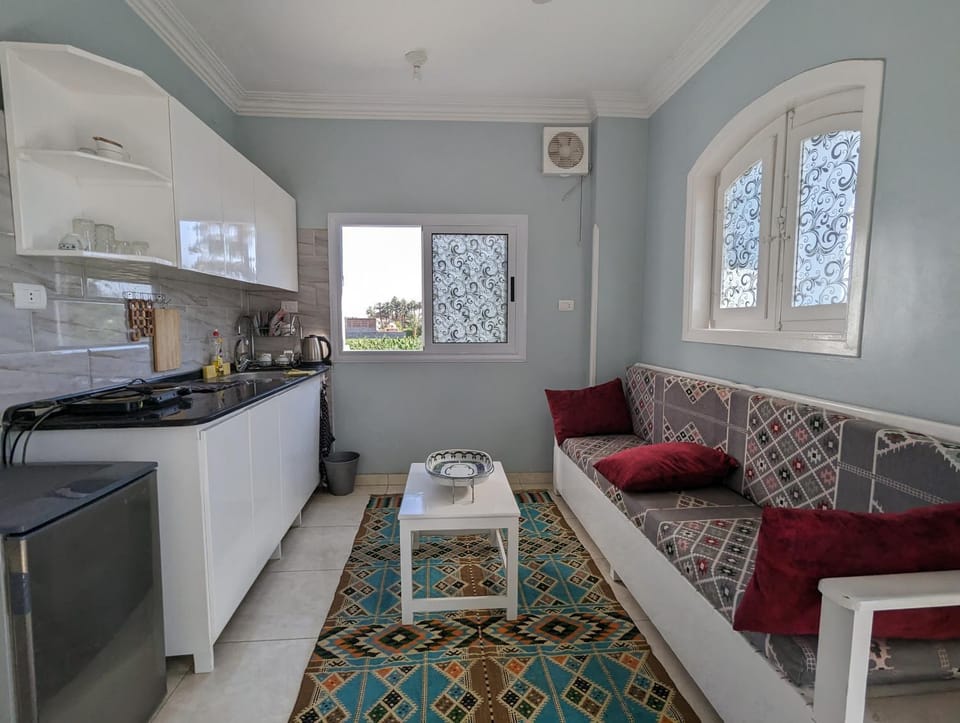 Kitchen or kitchenette, Living room, Dining area, stove