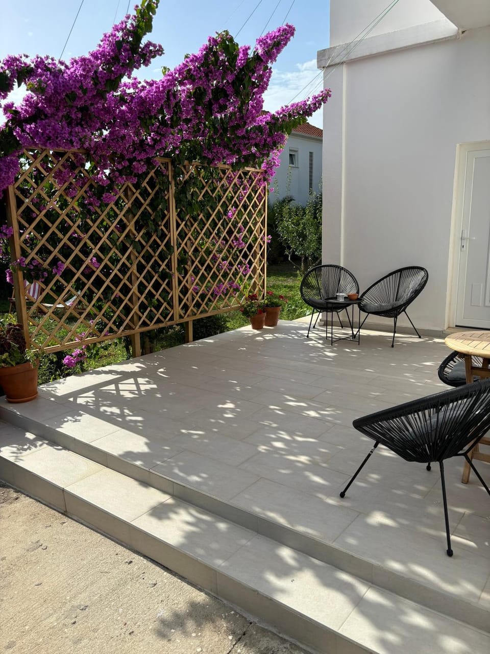 Patio, Spring, Day, Balcony/Terrace, Garden view, sunbed