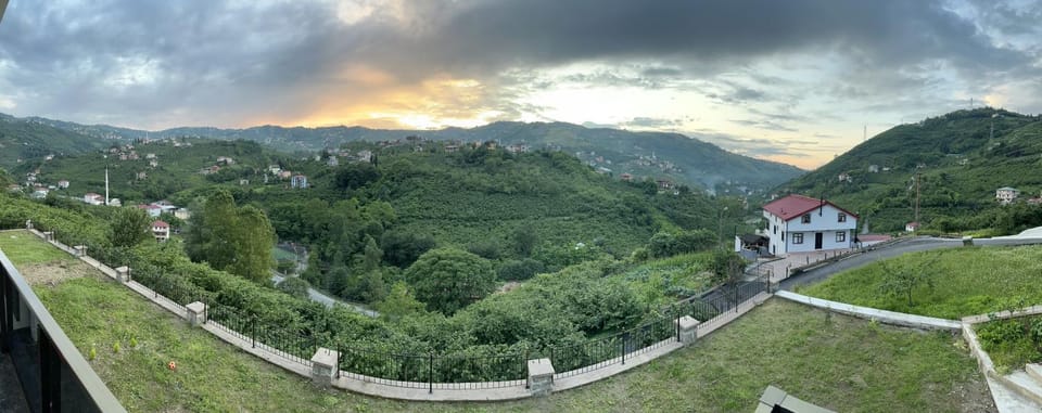 Nearby landmark, Natural landscape, Bird's eye view, Mountain view