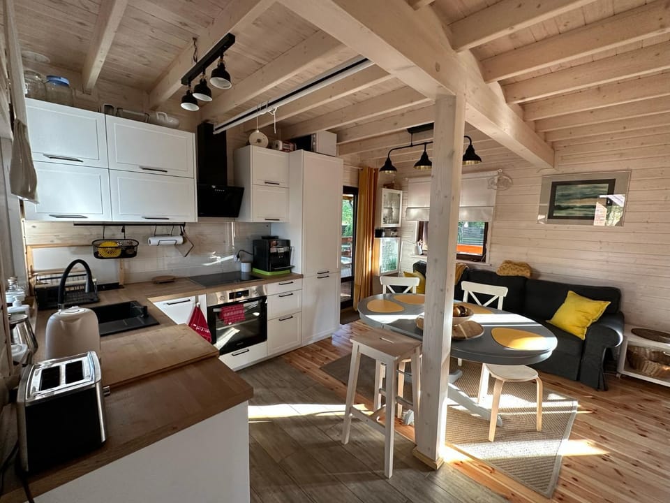 Kitchen or kitchenette, Dining area, stove