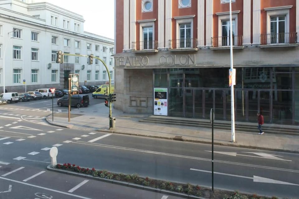 Galería en la Marina Apartment in A Coruna