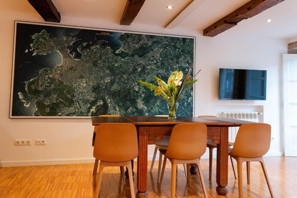 Galería en la Marina Apartment in A Coruna