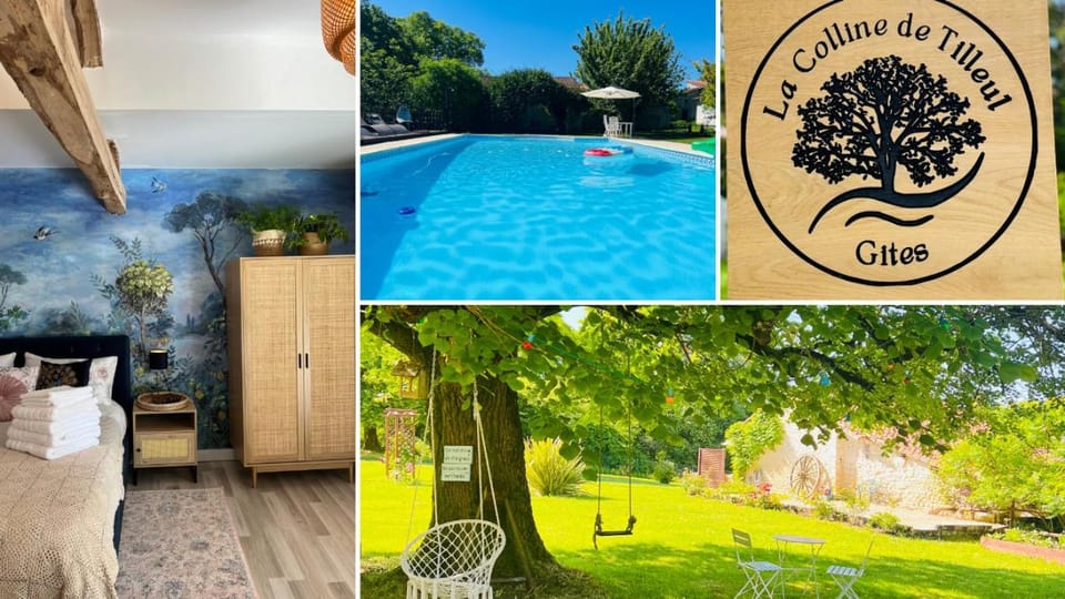 3-4 Cottages Entire Site Private Pool for Relaxing Holidays & Special Occasions near Aubeterre House in Nouvelle-Aquitaine