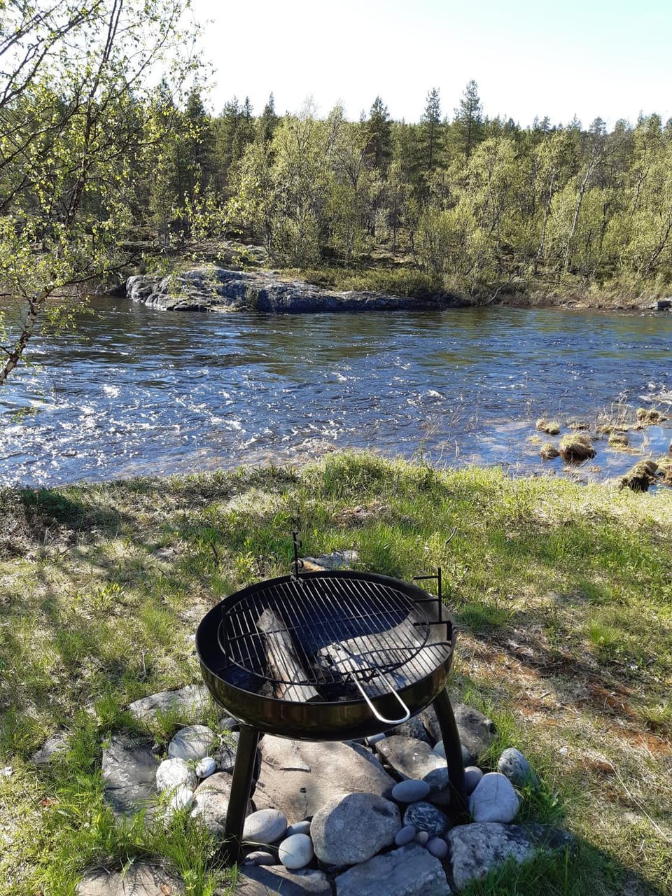 Leppälän vanhatupa rantasaunalla Chalet in Lapland