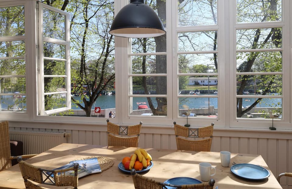 Natural landscape, Dining area, River view