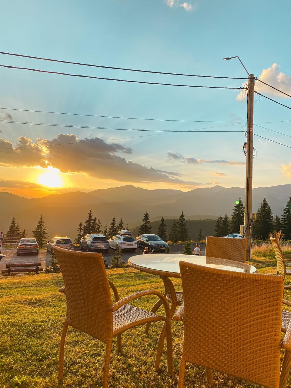 Natural landscape, Mountain view, Sunrise