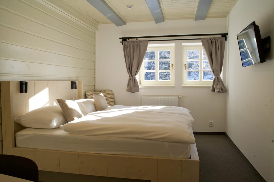 Bed, TV and multimedia, Bedroom
