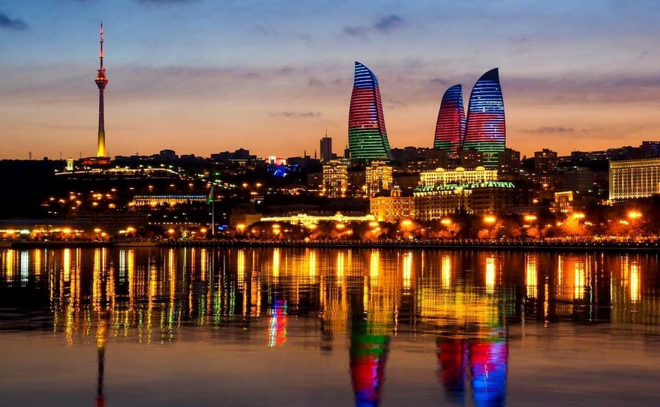 Night, Natural landscape, City view