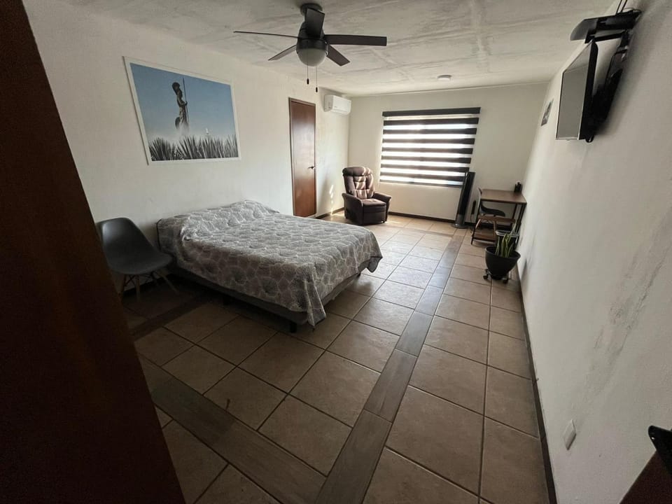 Photo of the whole room, Bedroom, air conditioner