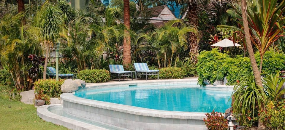 Pool view, Swimming pool, sunbed