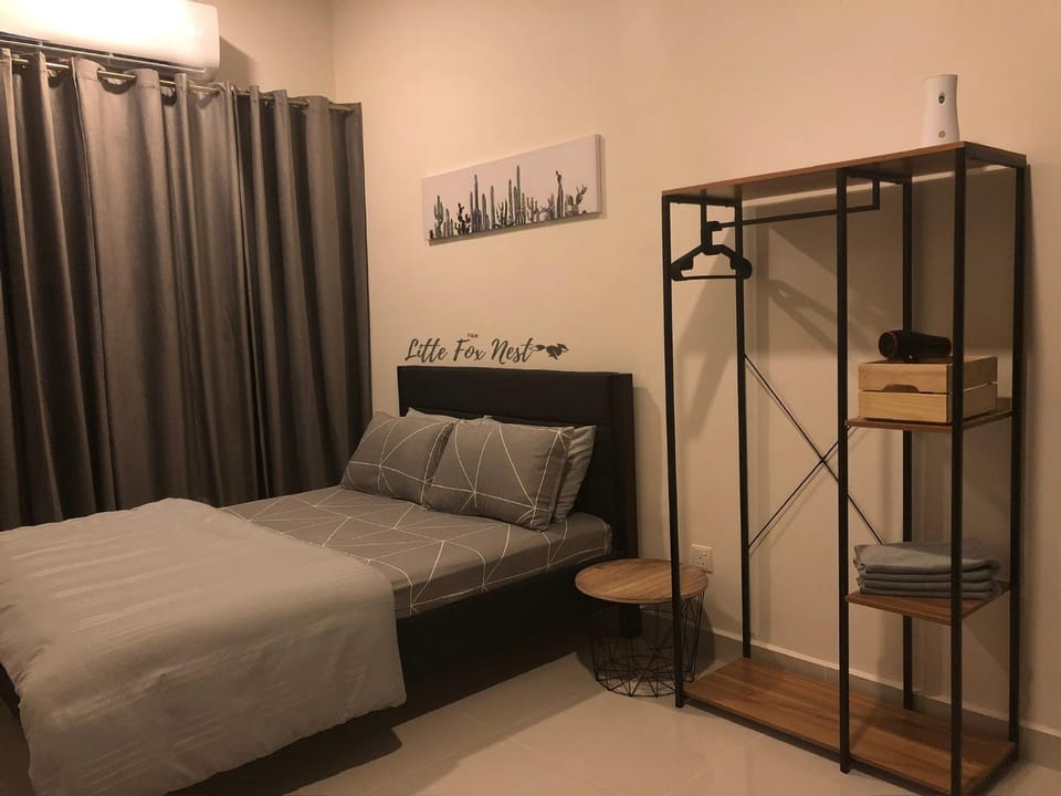 Bed, Photo of the whole room, Bedroom, wardrobe