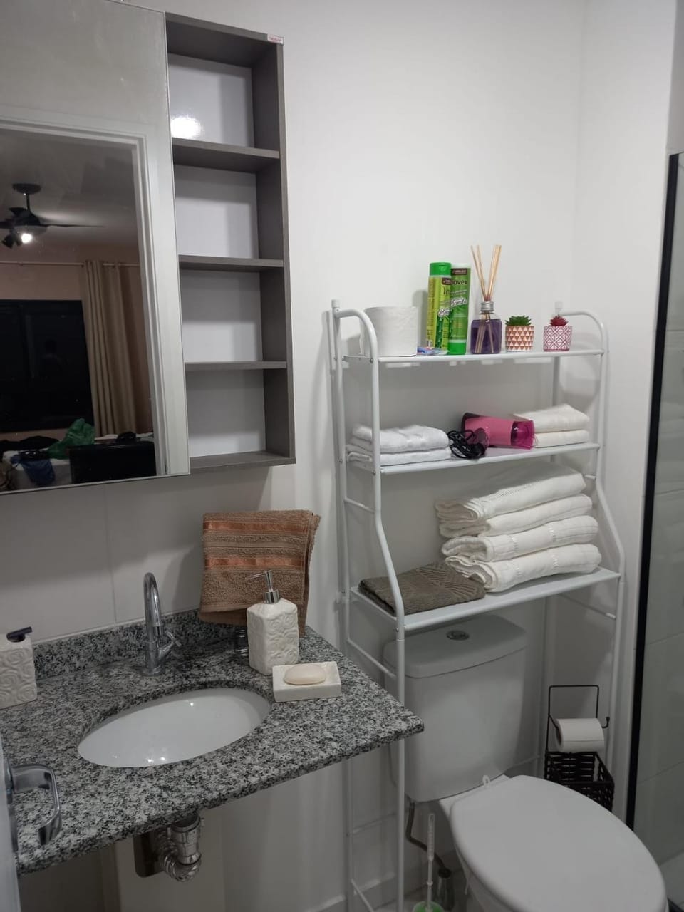 Bathroom, towels