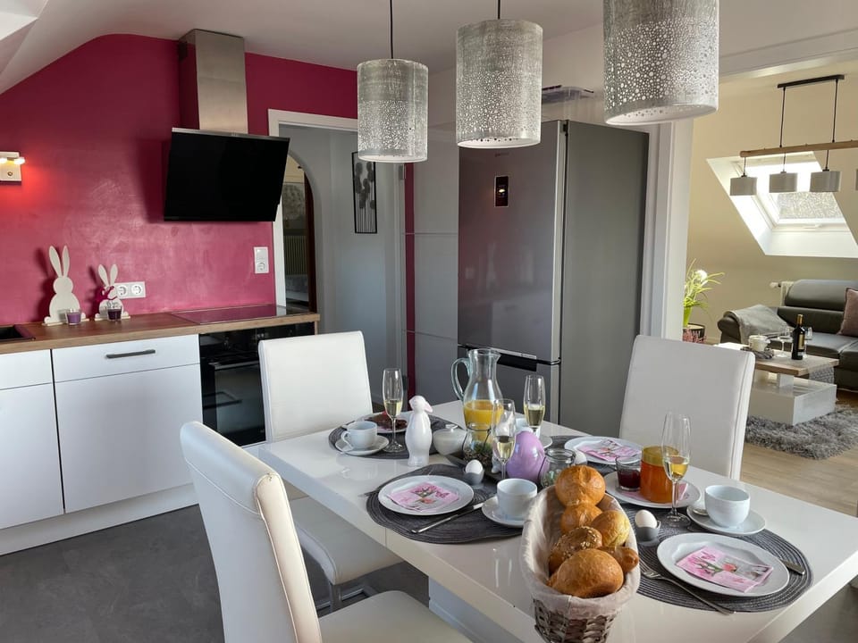 Komfortable Ferienwohnung 100qm mit Loggia in Schauenstein im Frankenwald-Fichtelgebirge Apartment in Bavaria