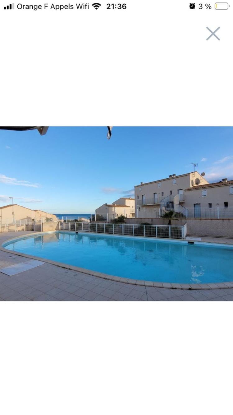 MAISON DE VACANCES Climatisée avec Piscine - ST PIERRE LA MER- 700m Plage House in Fleury