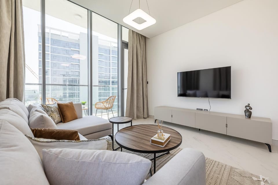 Fully Furnished I Lagoons View I District One Apartment in Dubai