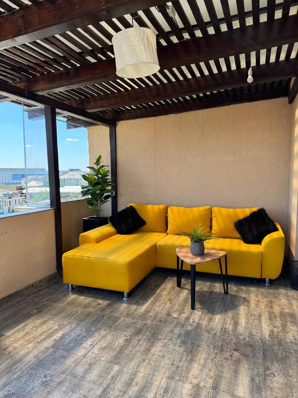 View (from property/room), Balcony/Terrace, Seating area