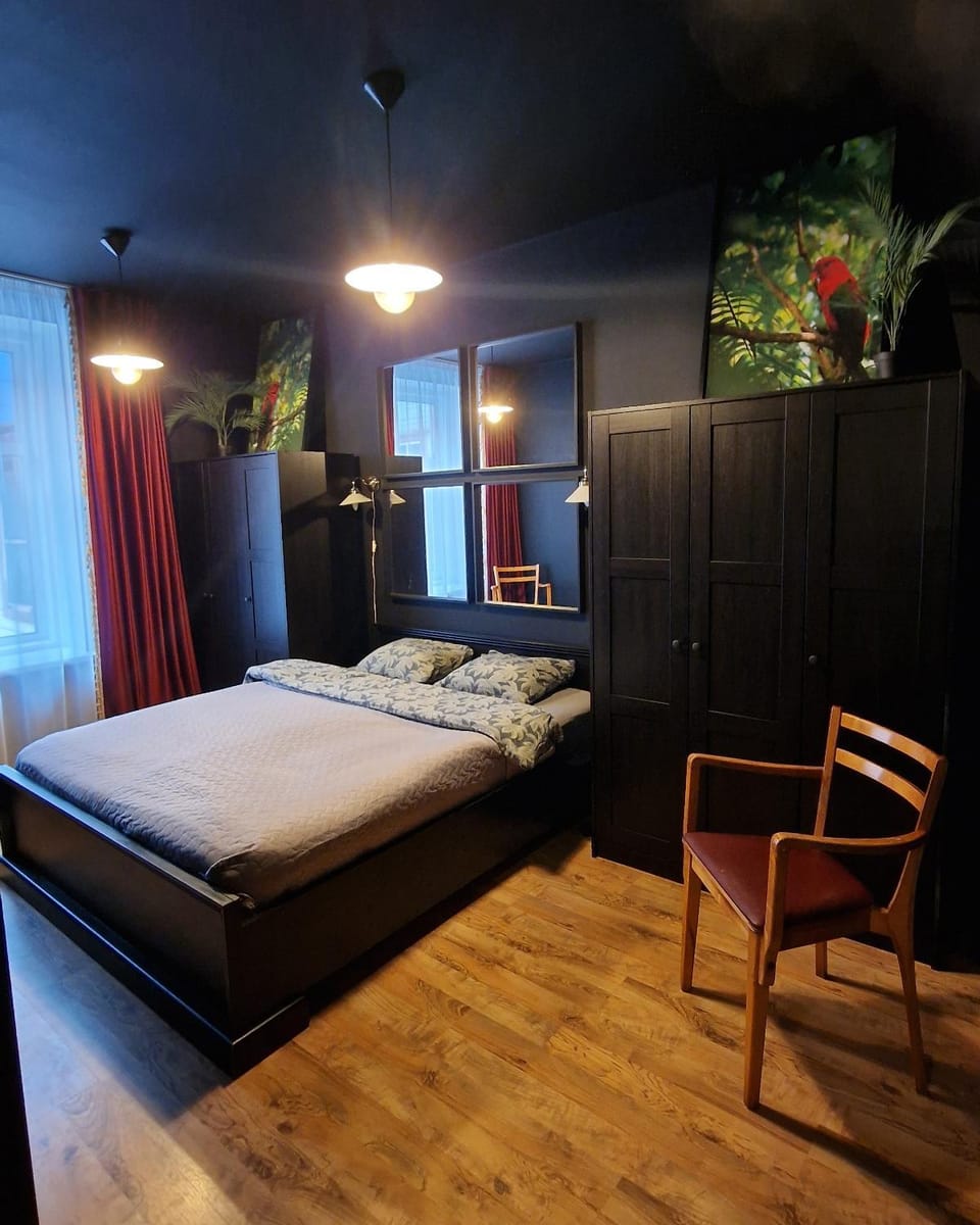 Bed, Bedroom, wardrobe