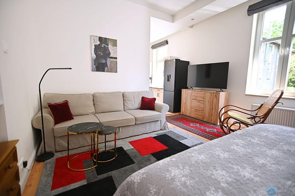 Bed, TV and multimedia, Living room, Photo of the whole room, Bedroom