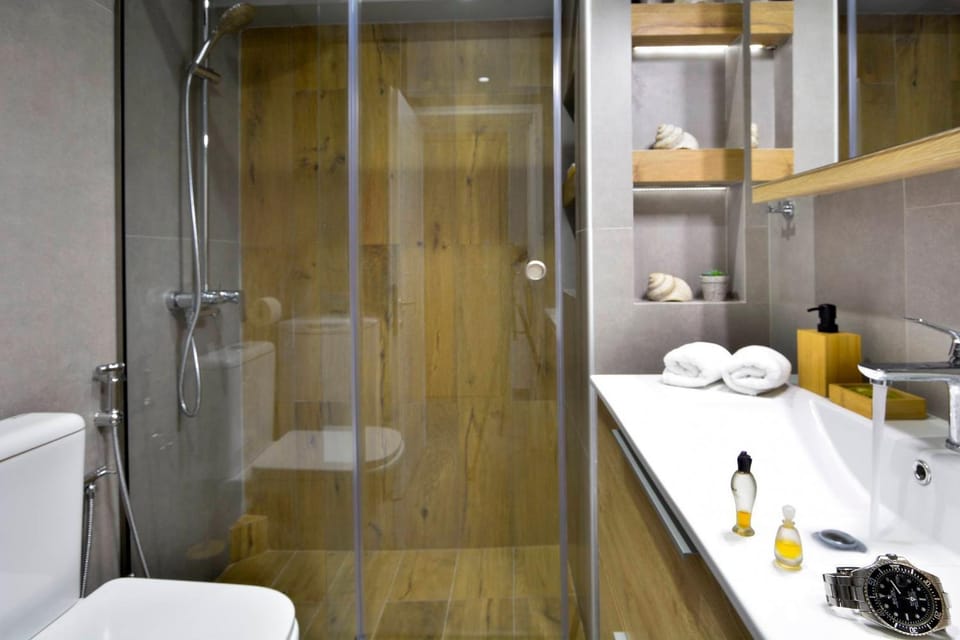 Shower, Toilet, Bathroom, towels