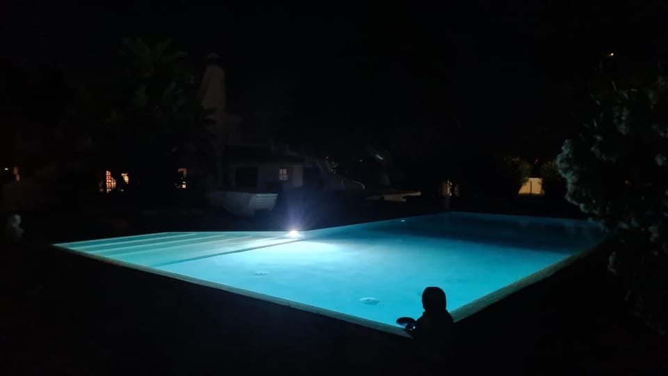 Night, Swimming pool