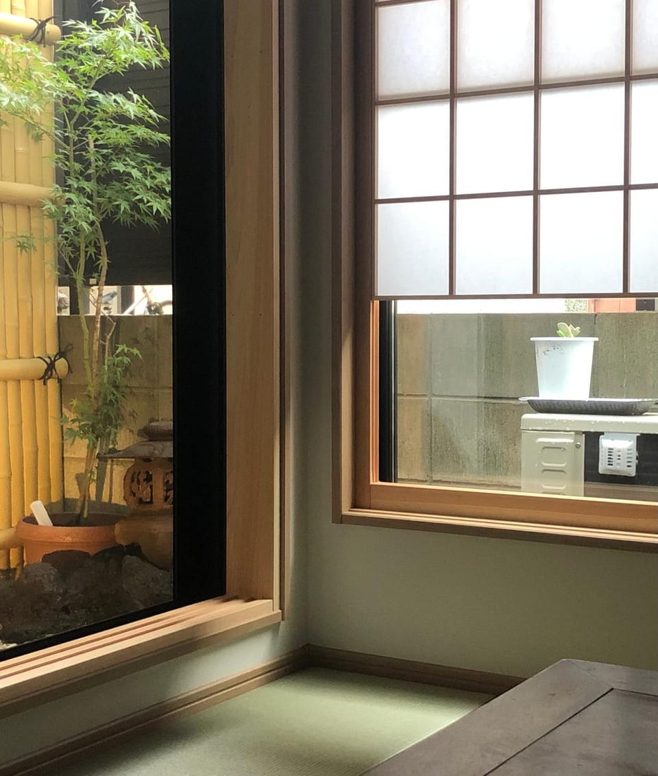 Garden, Living room, Inner courtyard view